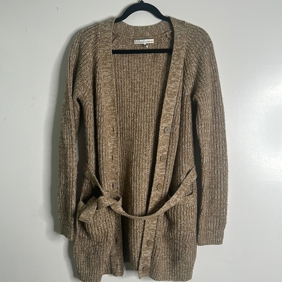 French connection beige cream cardigan size medium - Picture 1 of 8